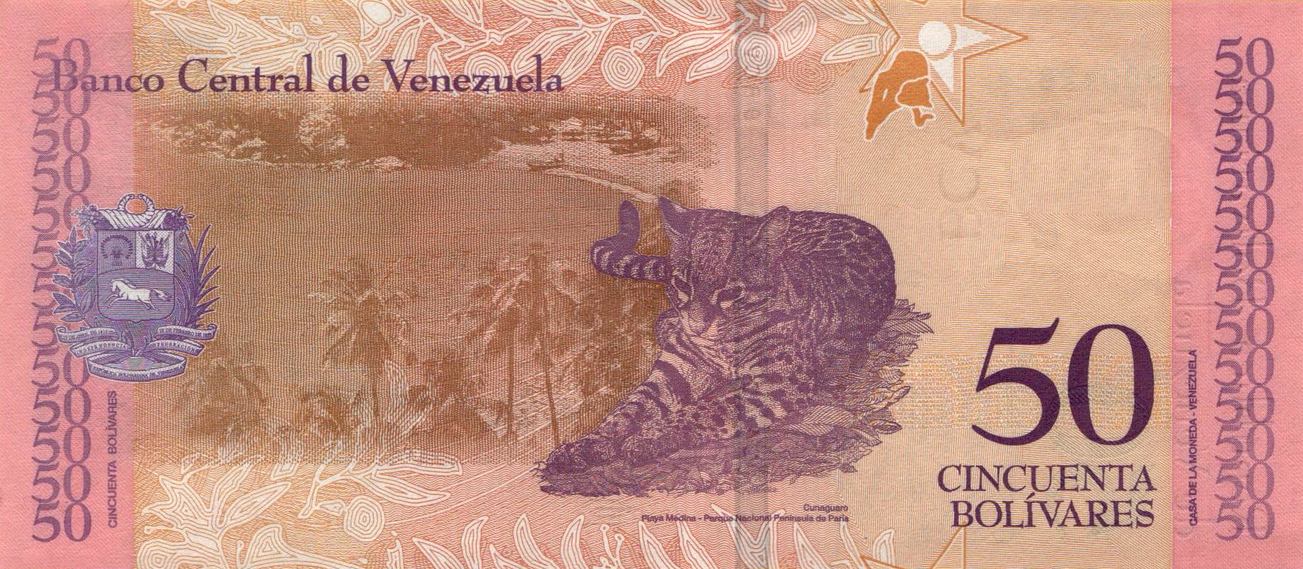 Venezuela 50 2018 UNC P-105/a